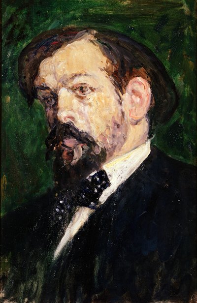 クロード・ドビュッシーの肖像（1862-1918） 作： Jacques Emile Blanche